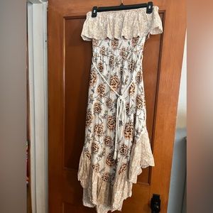 Forever 21 Boho off the shoulder dress